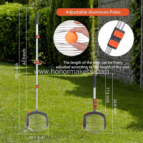 Hot sale Garden Rolling Nut Gatherer Nut Picker Side Opening Foot-Operated Release Ball Picker Roller nut collector